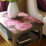 pivoine de table de découpage