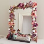 DIY διακόσμηση καθρέφτη