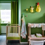 babybed groen