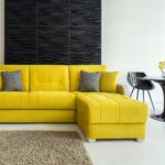 canapé jaune