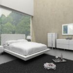 mobili da camera da letto bianchi bassi