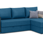 housse pour canapé d'angle bleu