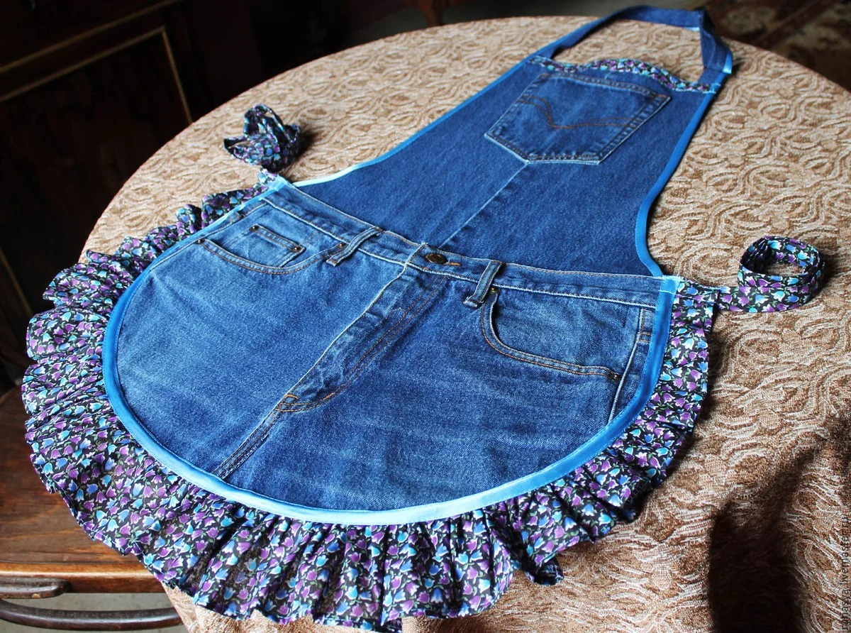 tablier en jean