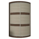 armadio raggio grigio con striscia marrone