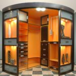 mobiletto a raggio arancione