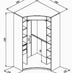 dimensioni del mobiletto del raggio