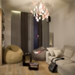 conception de la chambre marron