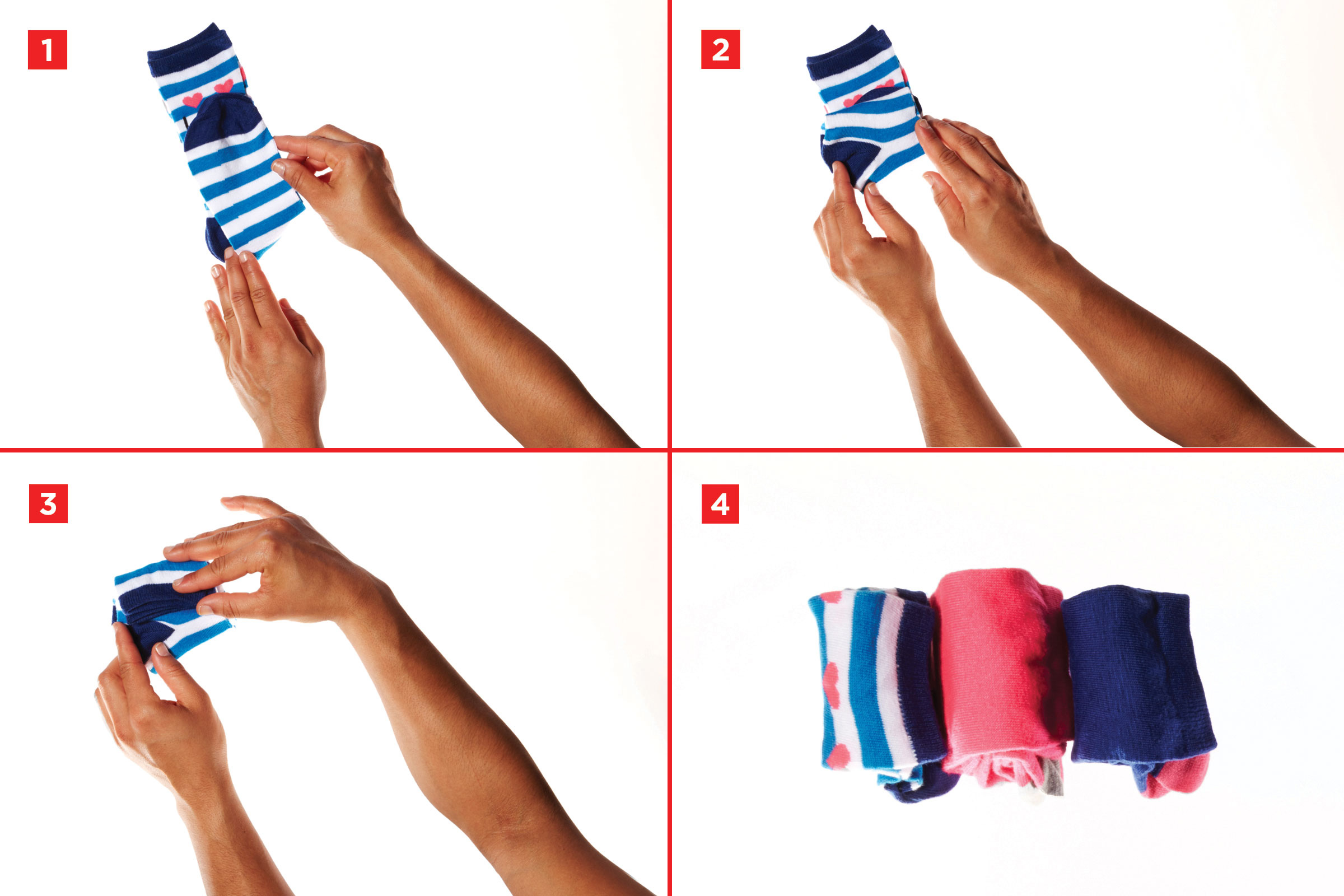 comment rouler des chaussettes