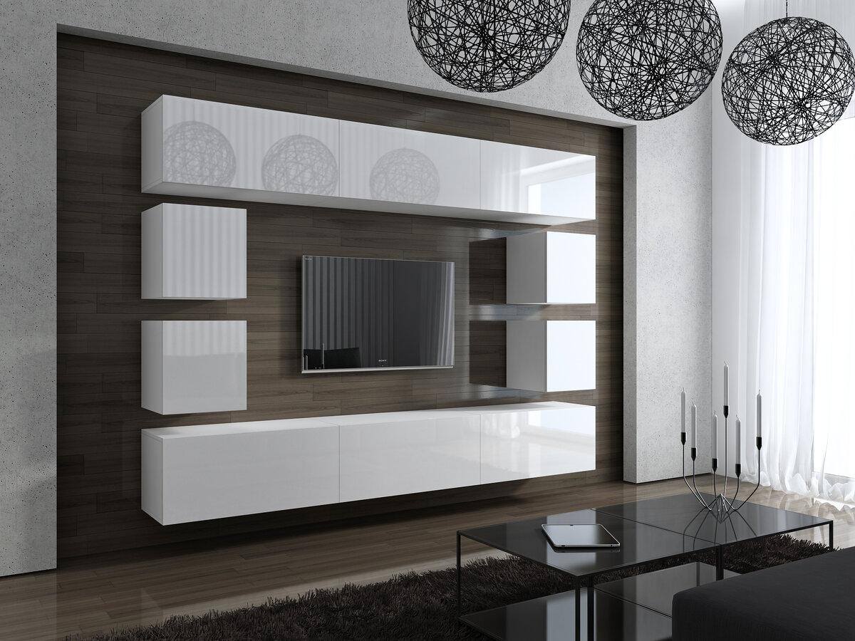 ensemble complet d'armoires modulaires