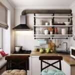 rideaux courts dans les options de photo de cuisine
