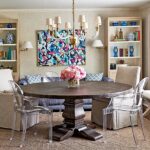intérieur de belles tables de cuisine
