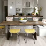 belles tables de cuisine photo d'intérieur