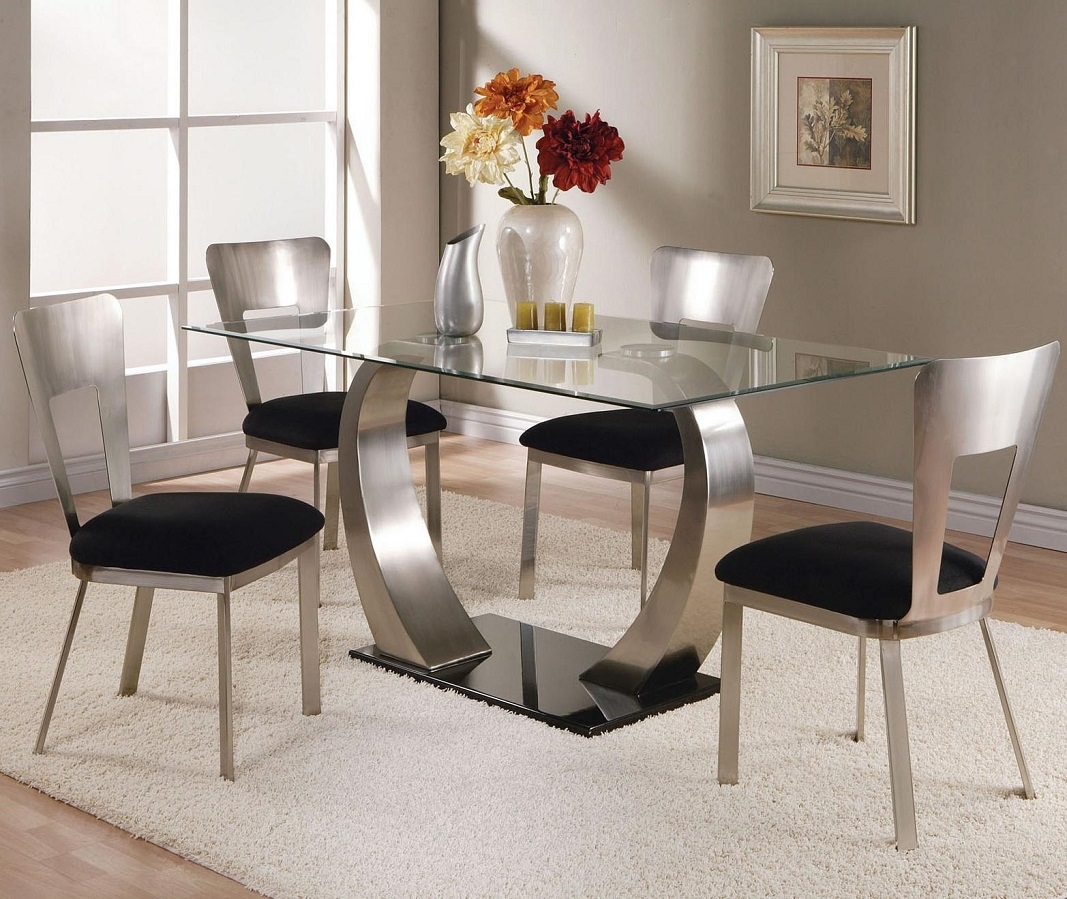 table en verre pour la cuisine