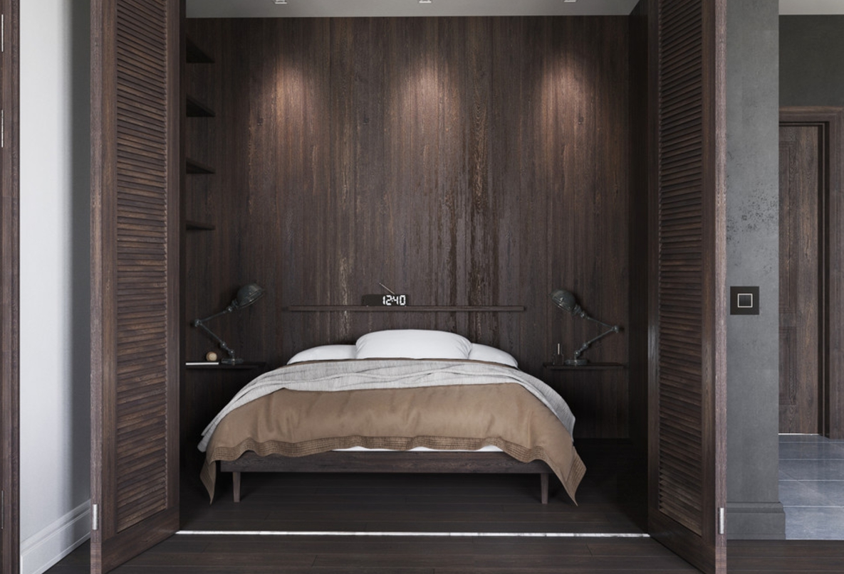 idées de décoration de lit de niche