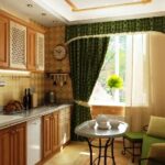 cuisine 10 mètres carrés avec décoration canapé