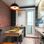 cuisine 10 m² avec un canapé idées photo