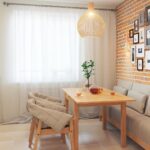 cuisine 10 m² avec un canapé idées photo