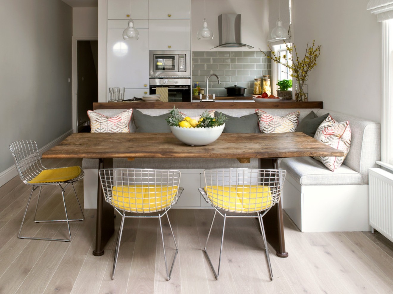 cuisine 10 m² avec canapé idées photo