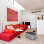cuisine 15 m² avec un canapé déco photo