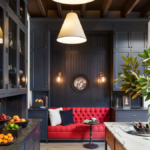 cuisine 15 mètres carrés avec des idées de décoration de canapé