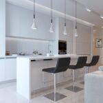 ensemble de cuisine blanc strict