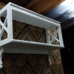 peindre l'étagère en blanc