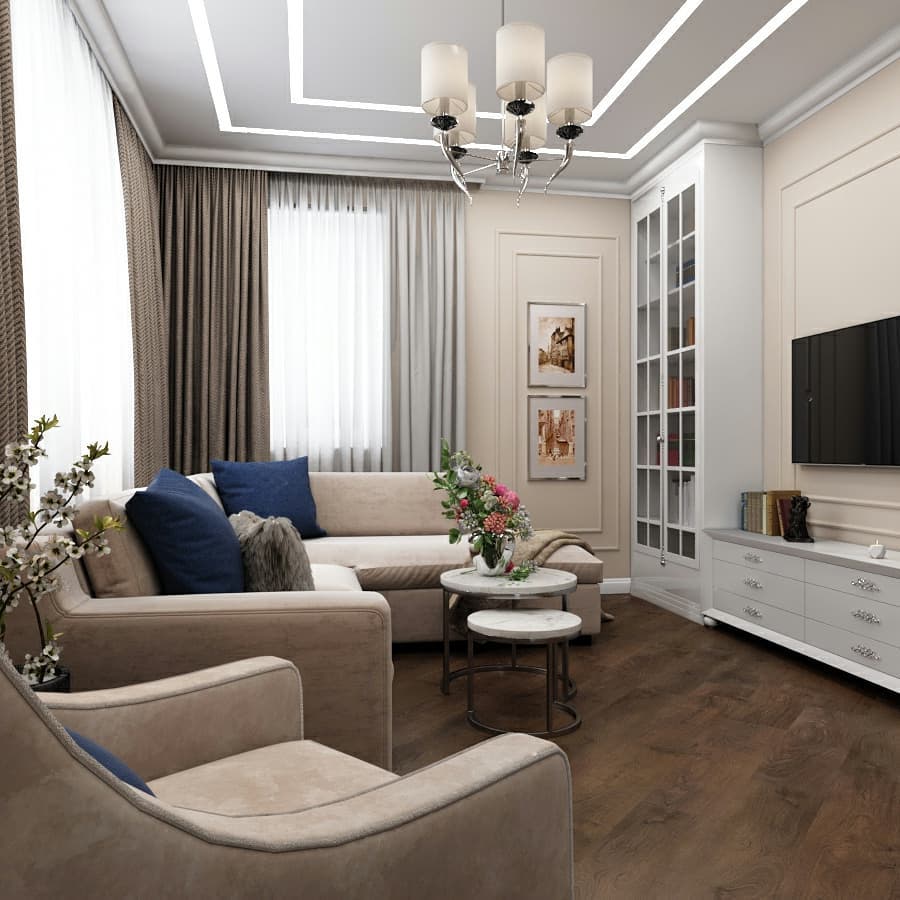 conception de photo de petit salon
