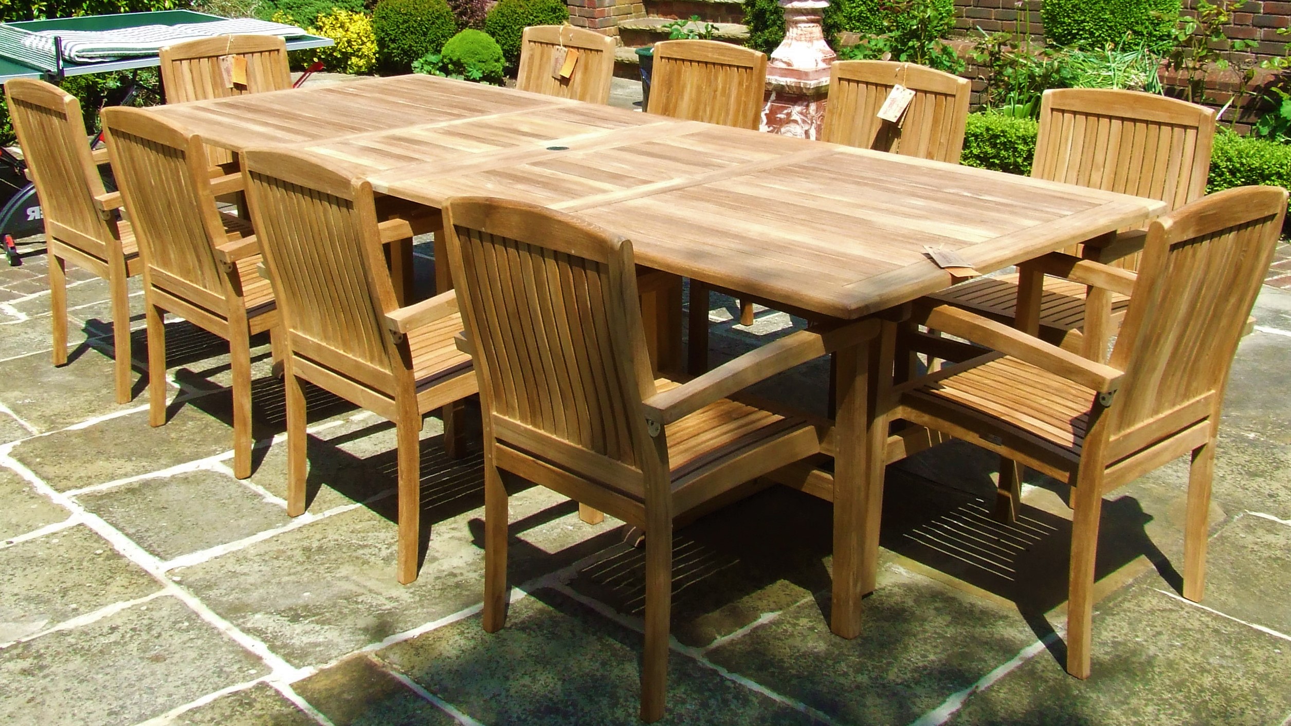 muebles de madera para casas de verano
