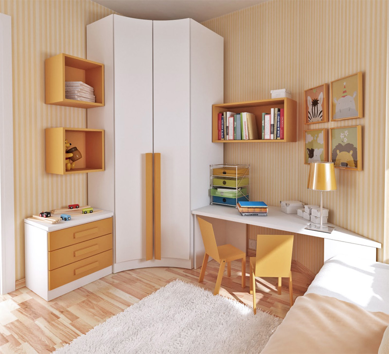 armoire d'angle modulable