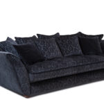 folding sofa black