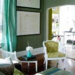 mint curtains rumpled