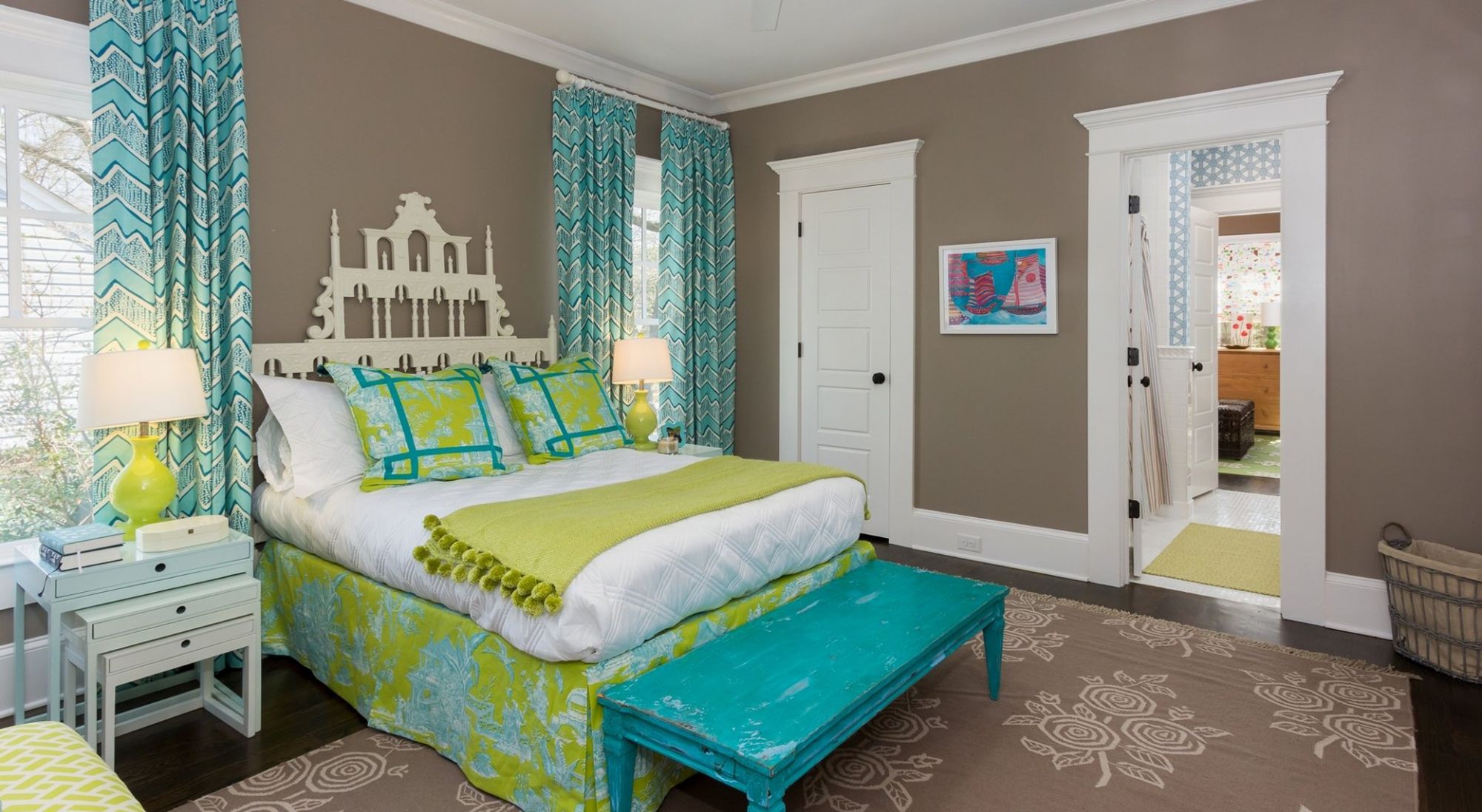 combination of mint shades
