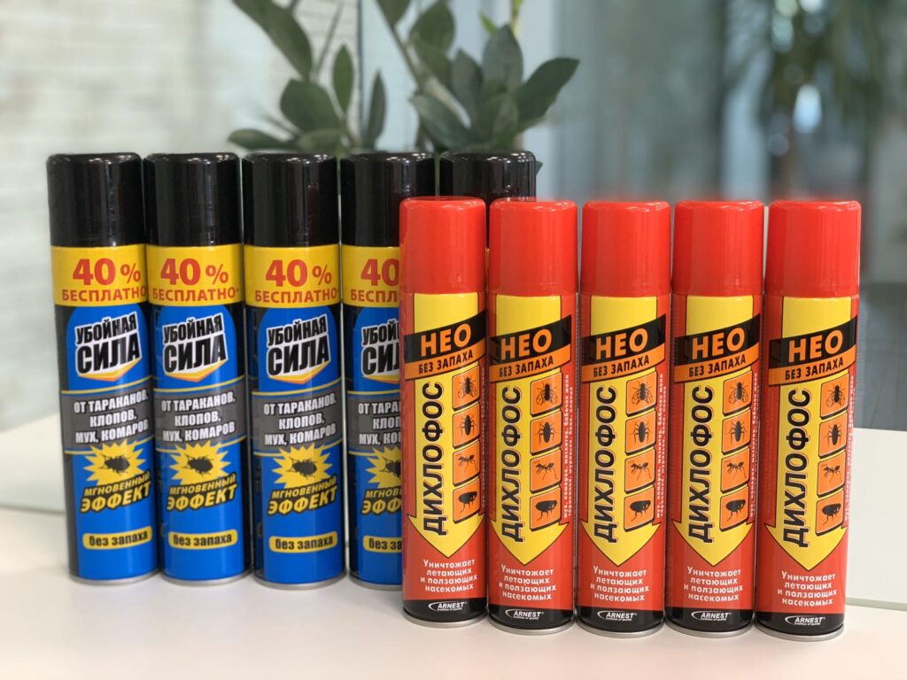 dichlorvos pour la destruction des insectes dans la maison