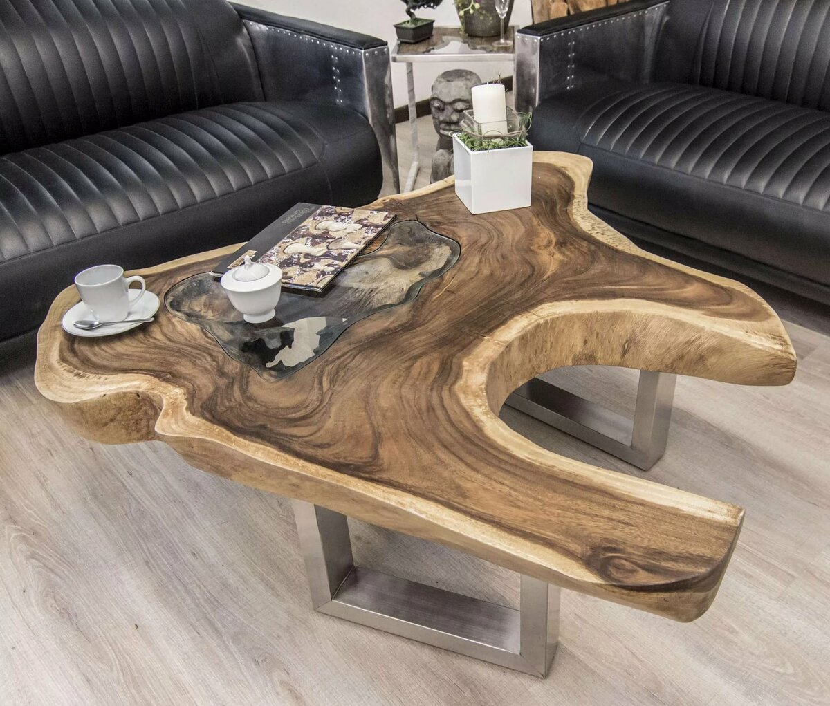 table en bois insolite