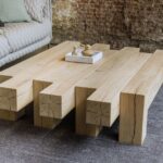 table en planche de bois