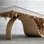 table en bois ville