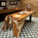 table en bois massif