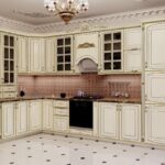 ensemble de cuisine néoclassique