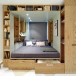 niche pour les idées de décoration de lit