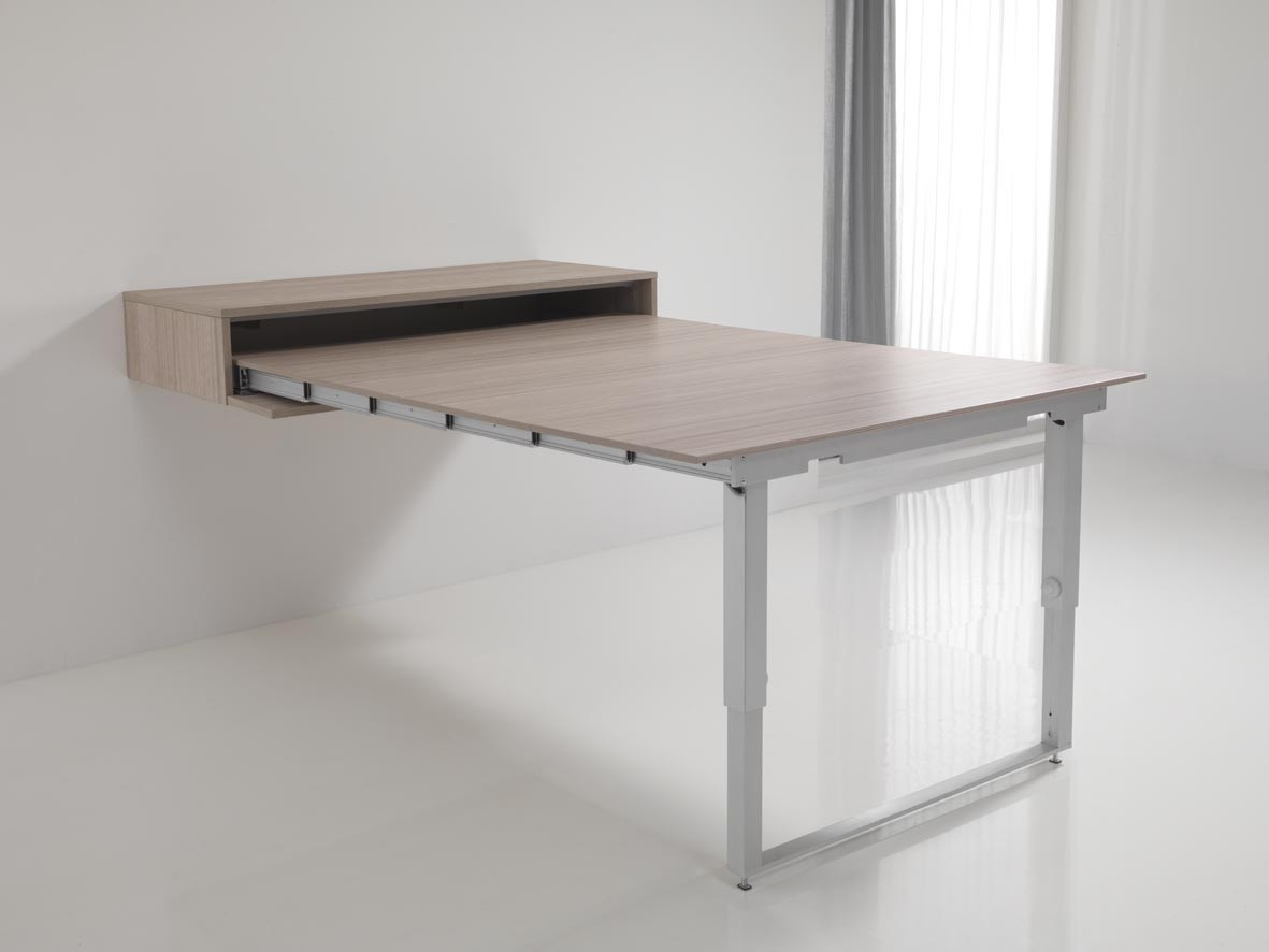 table pliante avec des idées de fixation murale design
