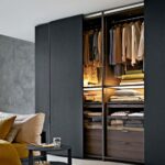 armoire intégrée noire