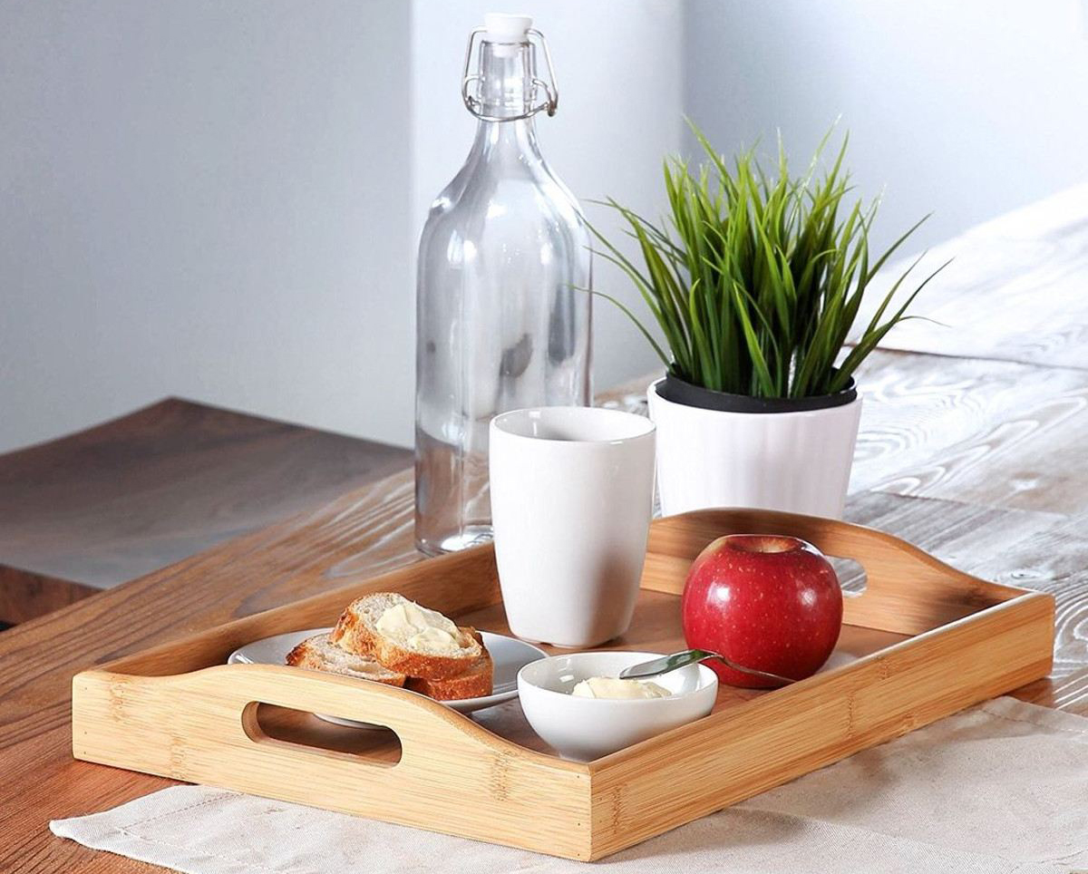 breakfast table made of wood