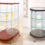 vitrine de tira led