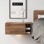 étagère dans la chambre moderne