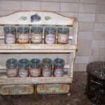 shelf for spices with decoupage