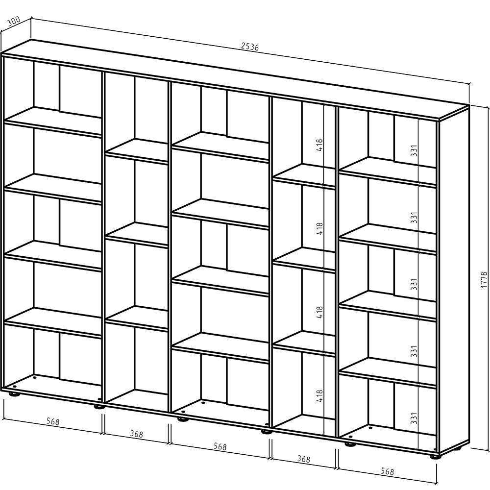 exemple de dessin d'une bibliothèque