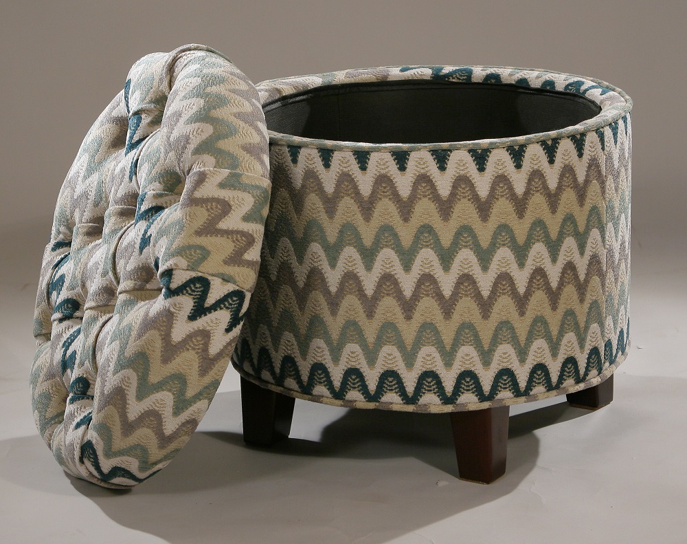 Pouf con coperchio
