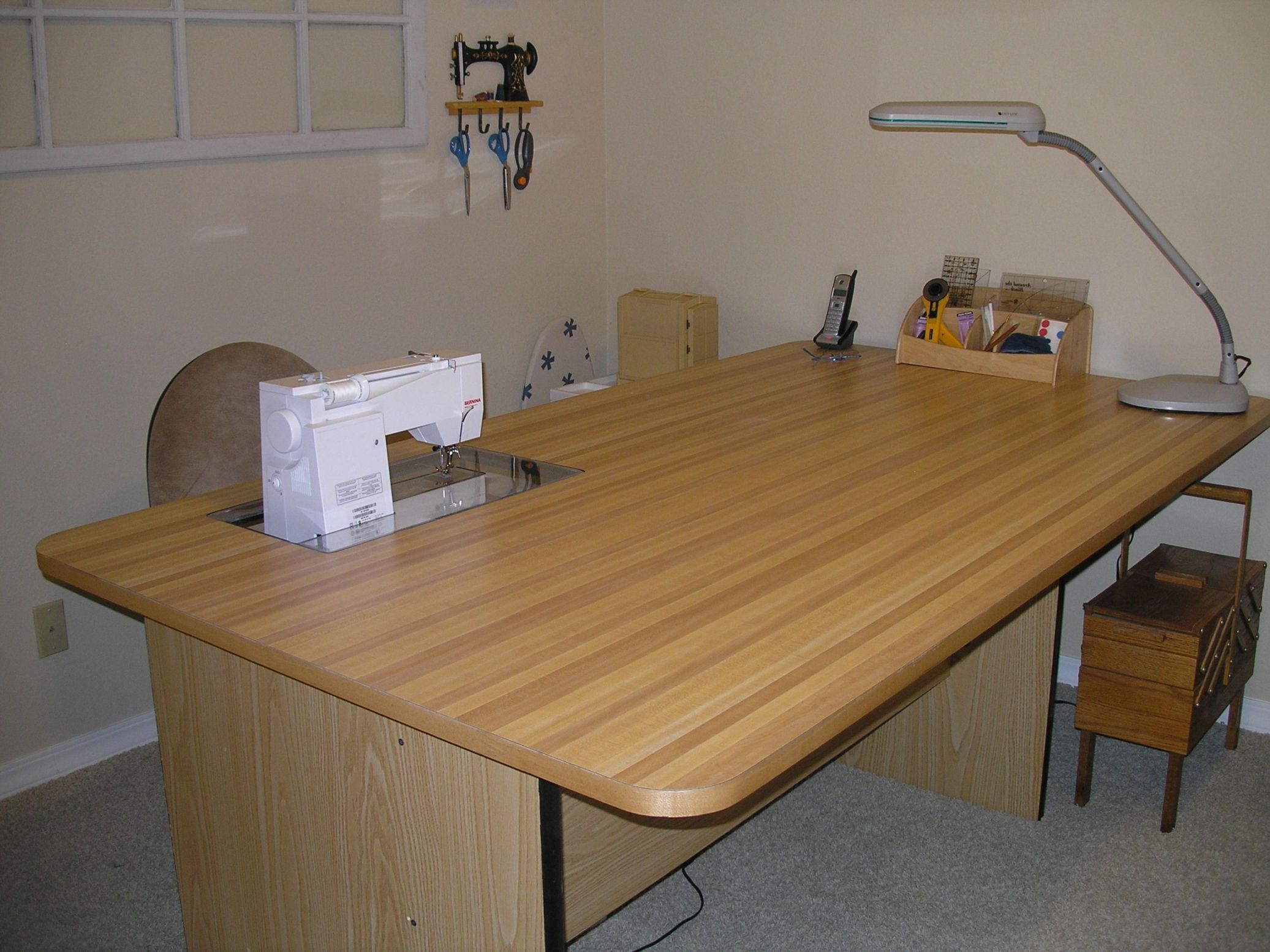 table de coupe de tissu
