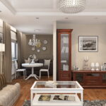 sala de estar com armário modular