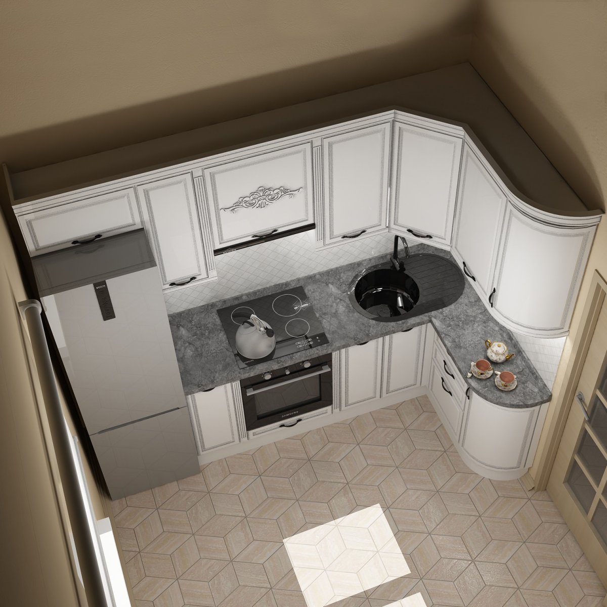 aménagement d'une petite cuisine